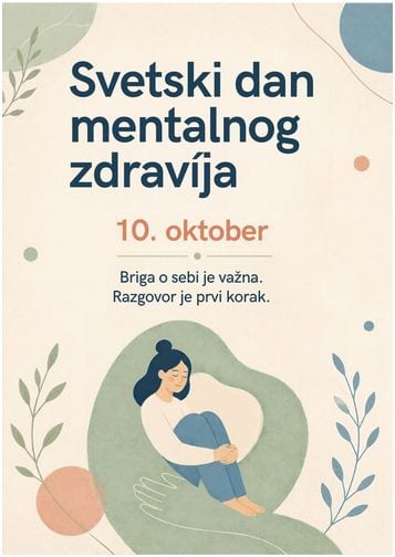 Светски дан менталног здравља 10. октобар