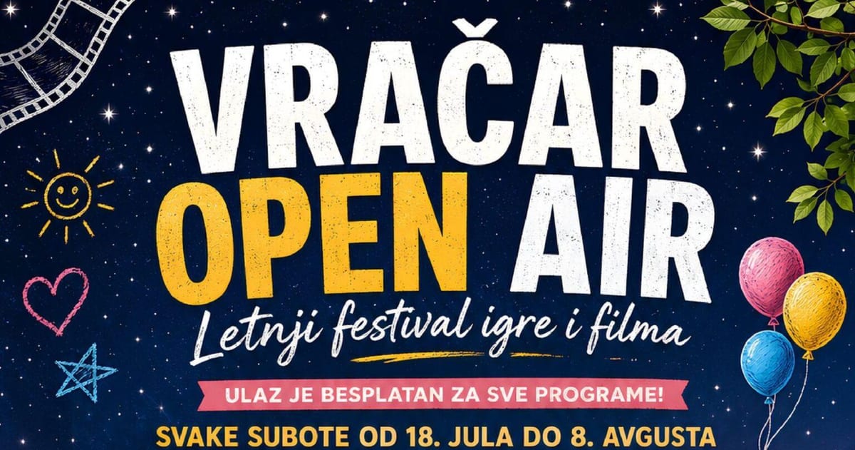 Letnji festival igre i filma na otvorenom — Gradska opština Vračar