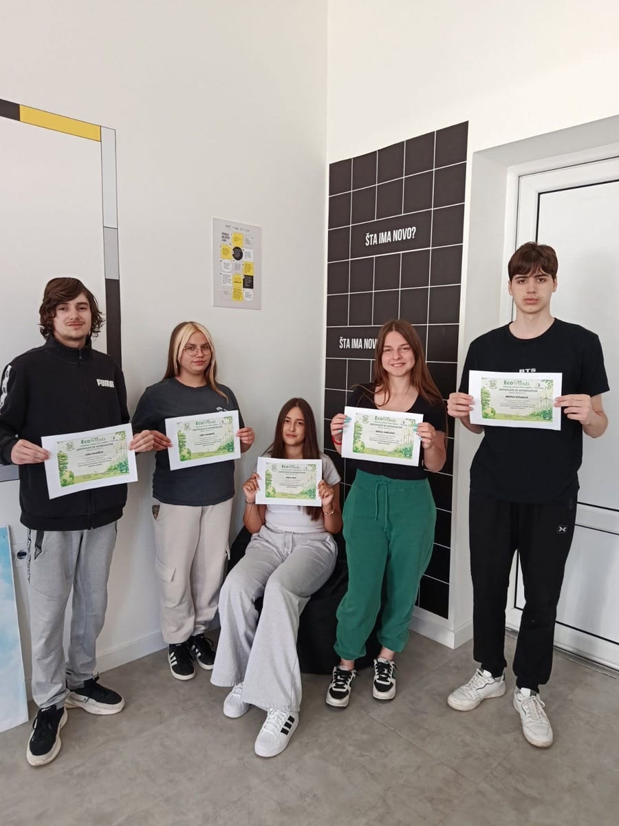 Naši učenici su učestvovali u međunarodnom eTwinning projektu „EcoFriends eTwinning – A Greener Future Together