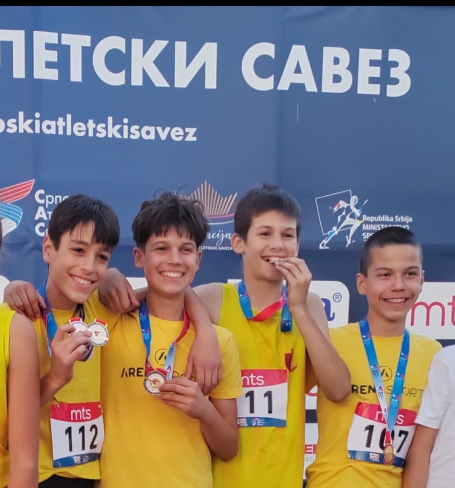 Uspesi Uroša Opačića na atletskim takmičenjima