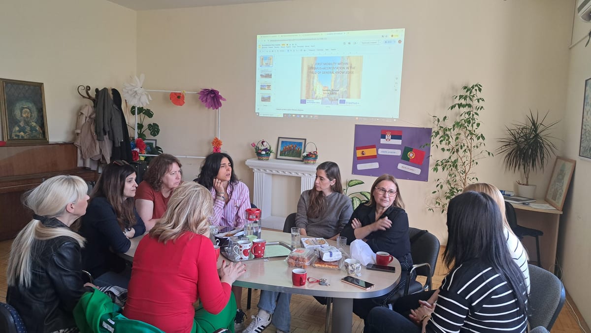 Erazmus+ poseta: Koleginice iz Portugalije i Španije u našoj školi
