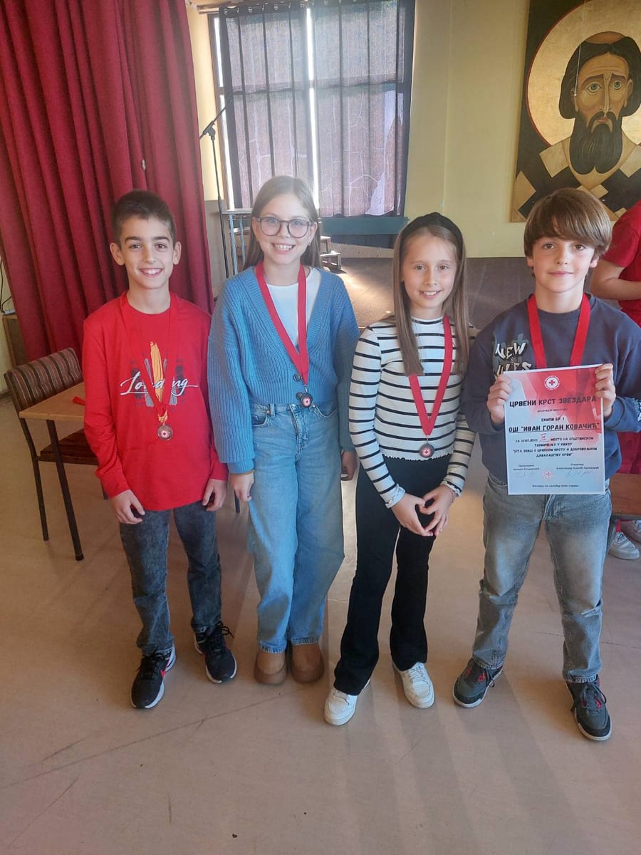 KVIZ — TAKMIČENJE „ ŠTA ZNAŠ O CRVENOM KRSTU“