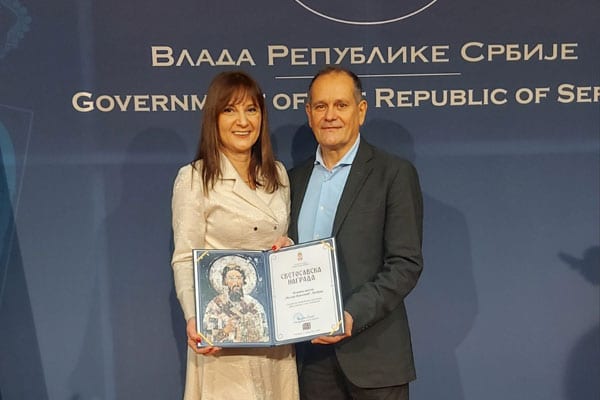 Svetosavska nagrada za OŠ Miloje Pavlović