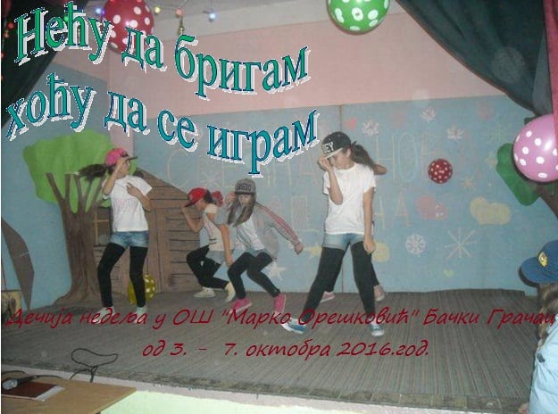 Program &#8222;Dečije nedelje“