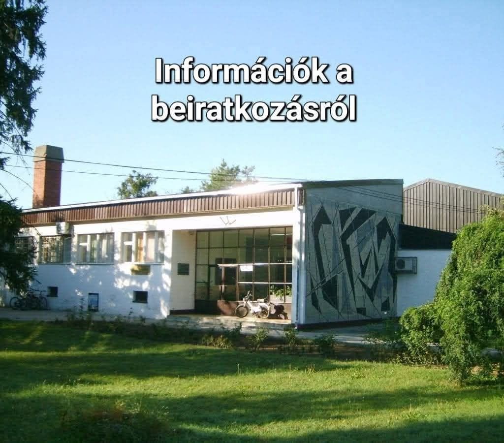 Információk a beiratkozásról