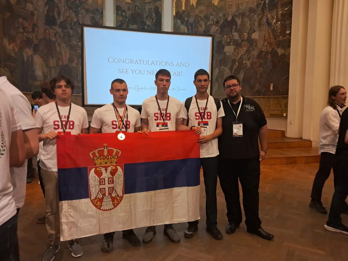 Srebrna medalja za Srbiju na prvoj Evropskoj olimpijadi iz veštačke inteligencije