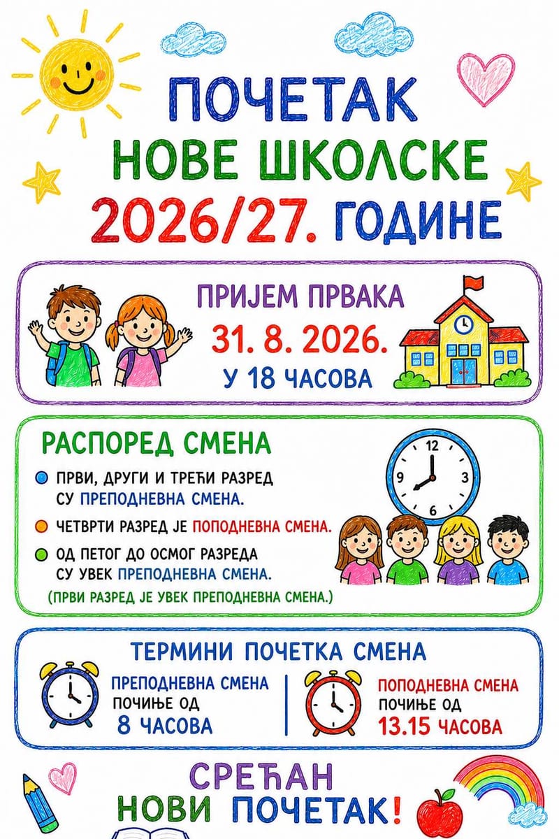 Početak nove školske godine