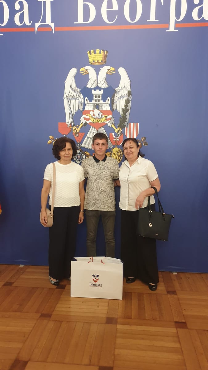 Učenik generacije Građevinske škole u poseti Starom dvoru