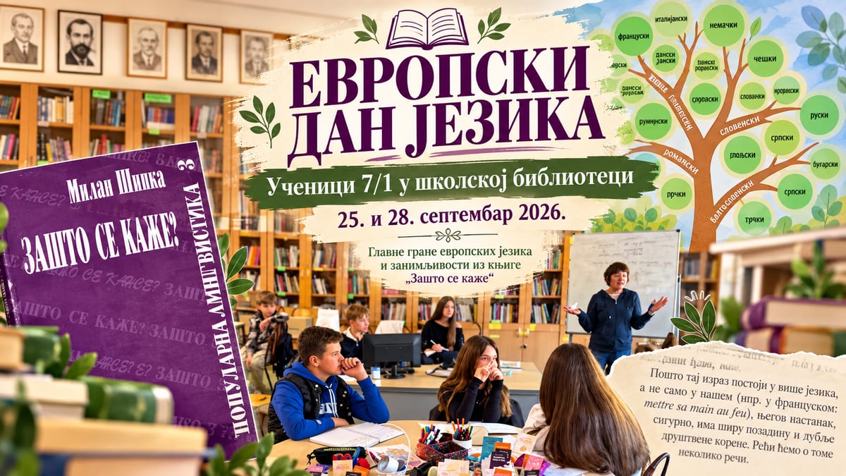 Европски дан језика (26. септембар)